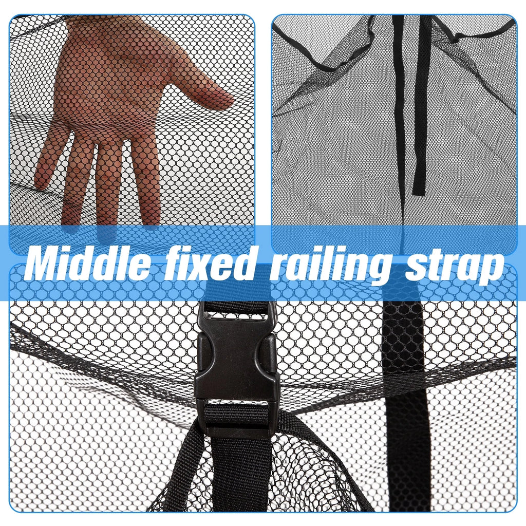 Pool Float Storage Bag, Large Pool Float Organizer Hanging Mesh Bag for Water Inflatables and Patio Accessories, Outdoor Pool Storage Net Bag