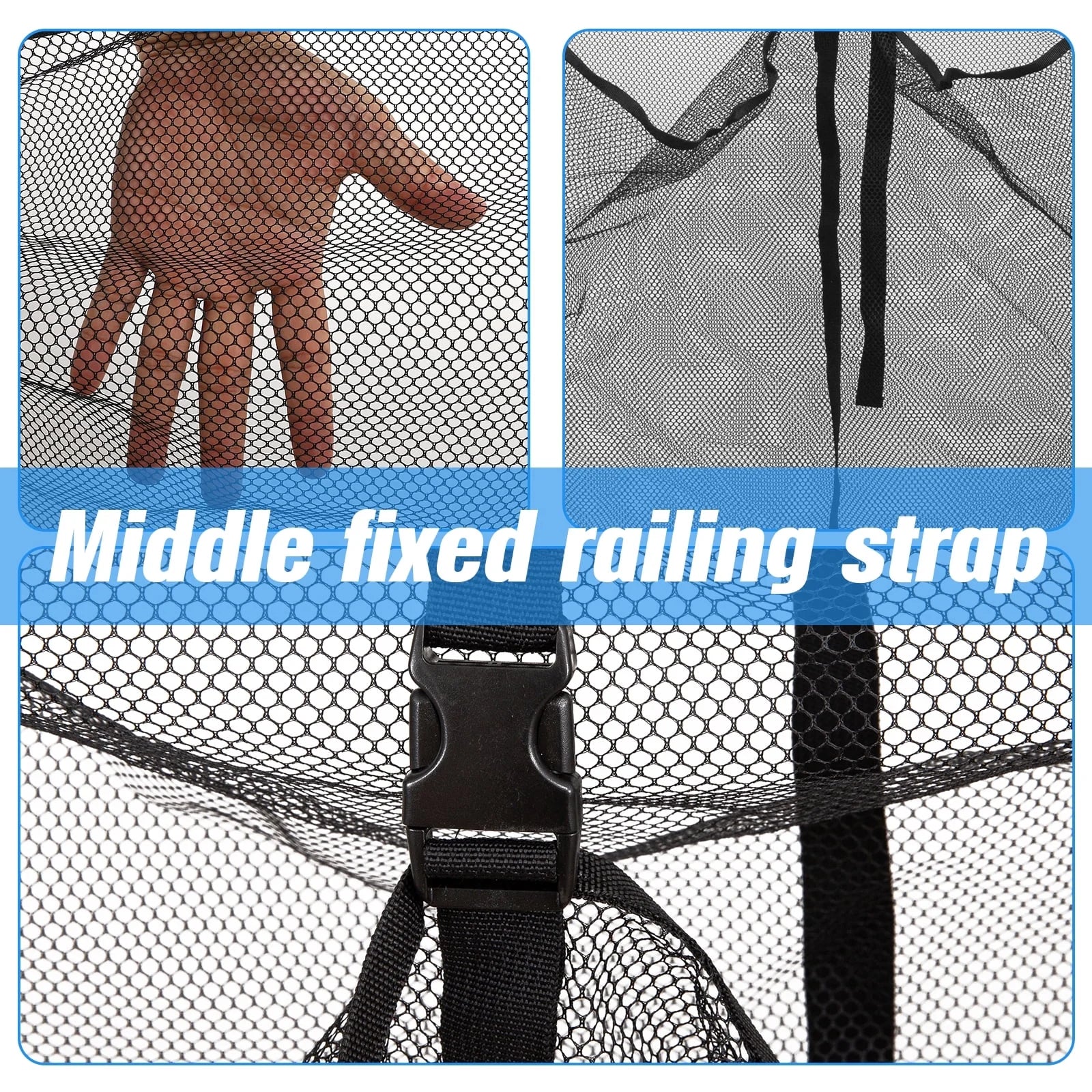 Pool Float Storage Bag, Large Pool Float Organizer Hanging Mesh Bag for Water Inflatables and Patio Accessories, Outdoor Pool Storage Net Bag