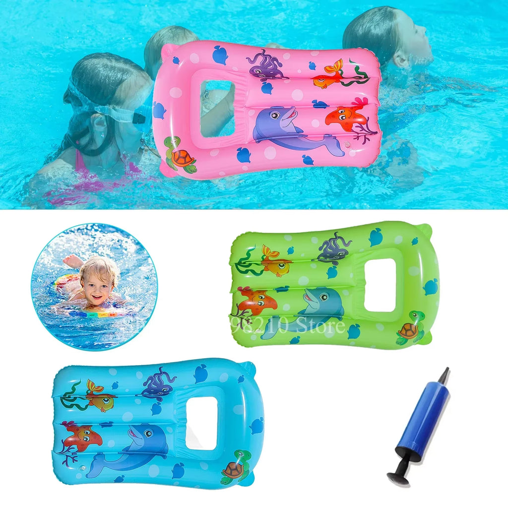 Inflatable Pool Floating Seat with Manual Air Pump - Water Hammock and Swimming Ring for Pool Leisure Activities