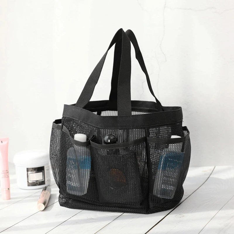 Large Mesh Beach Tote Bag Vacation Beach Toy Bag Swimming Bag Packable for Beach Pool Trip & Vacation