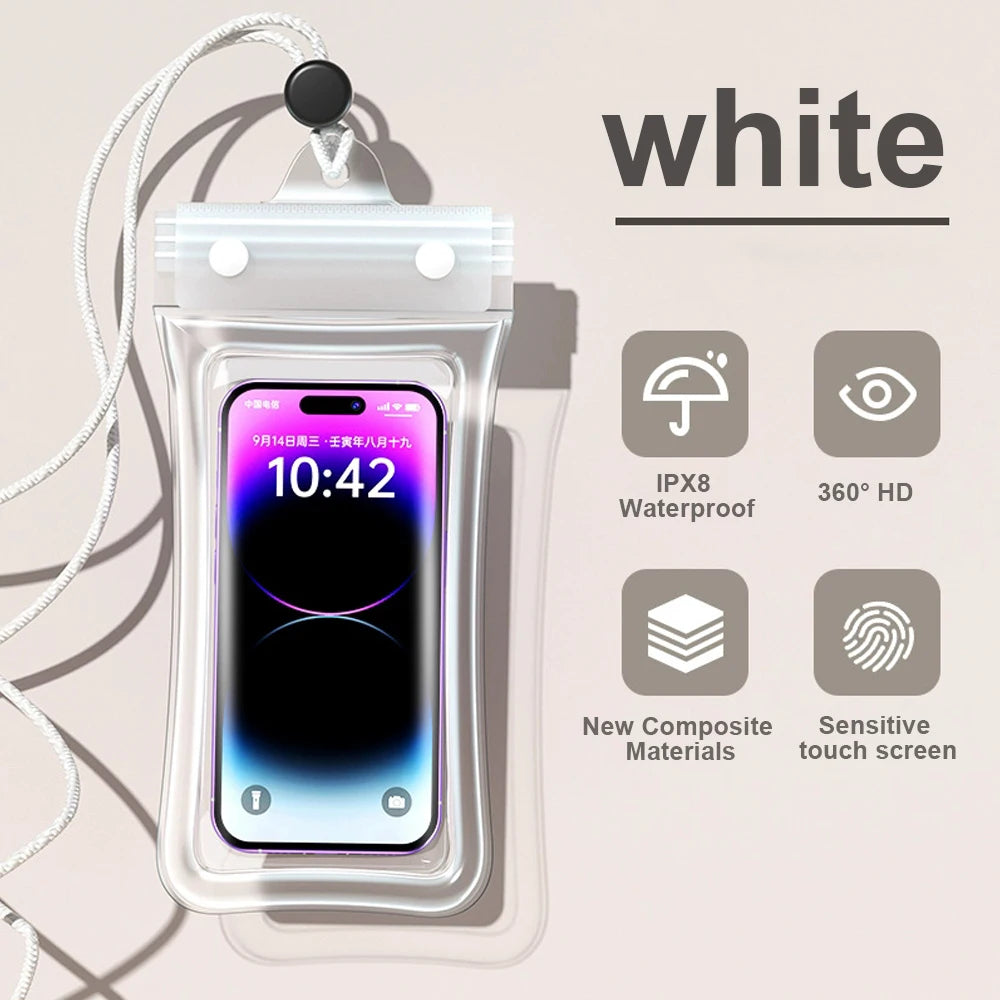 Universal Waterproof Phone Case Swimming Water Proof Bag Underwater Phone Protector Pouch Cover for Iphone 11 12 13 14 Pro Max X