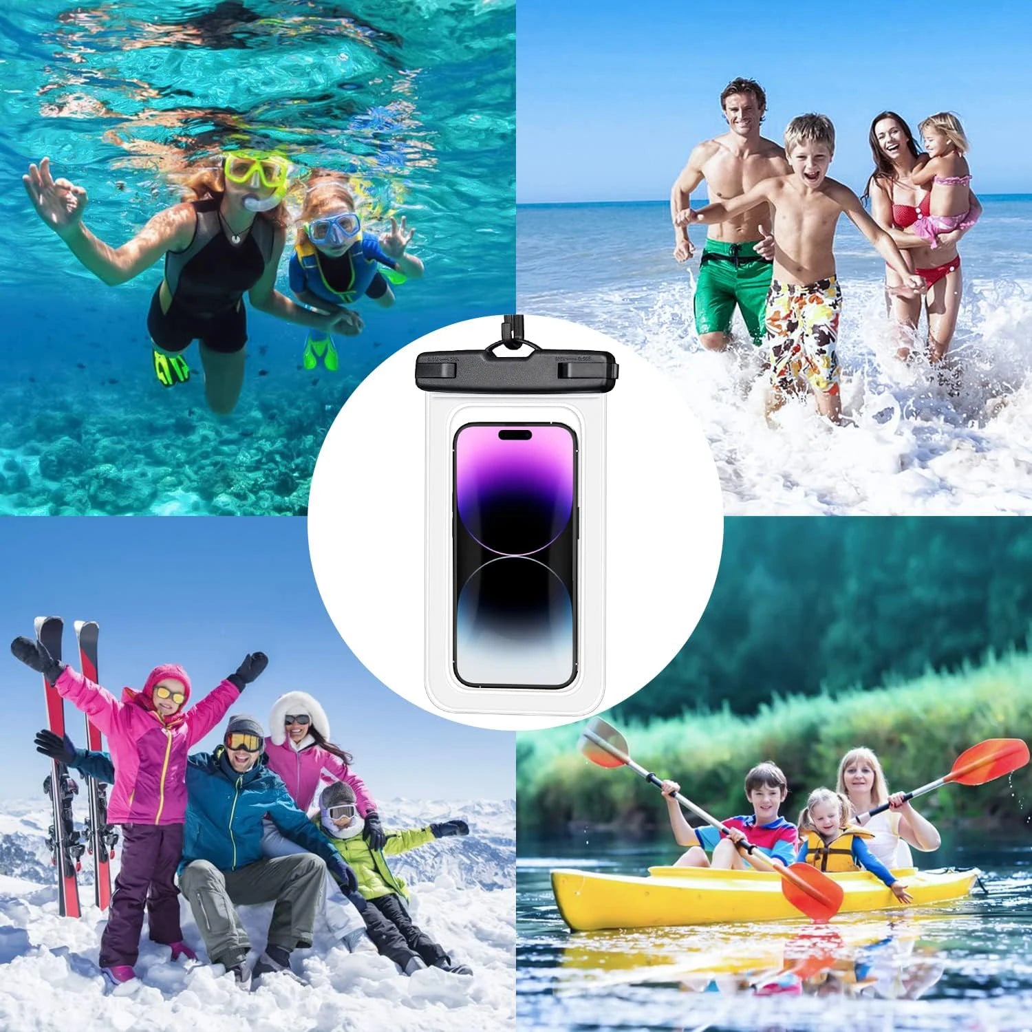 Waterproof Phone Case Swimming Water Proof Bag Universal Underwater Phone Protector Pouch Cover for Iphone 11 12 13 14 15 16 Pro