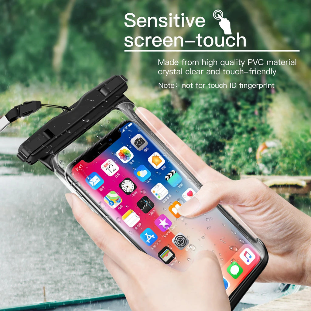 Universal Waterproof Phone Case Swimming Water Proof Bag Underwater Phone Protector Pouch Cover for Iphone 11 12 13 14 Pro Max X