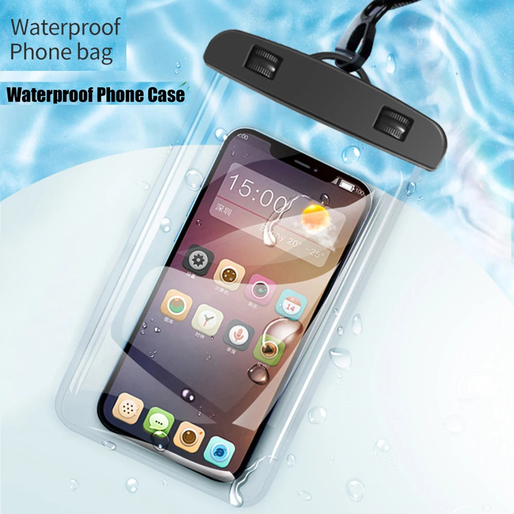 Waterproof Phone Case Swimming Water Proof Bag Universal Underwater Phone Protector Pouch Cover for Iphone 11 12 13 14 15 16 Pro