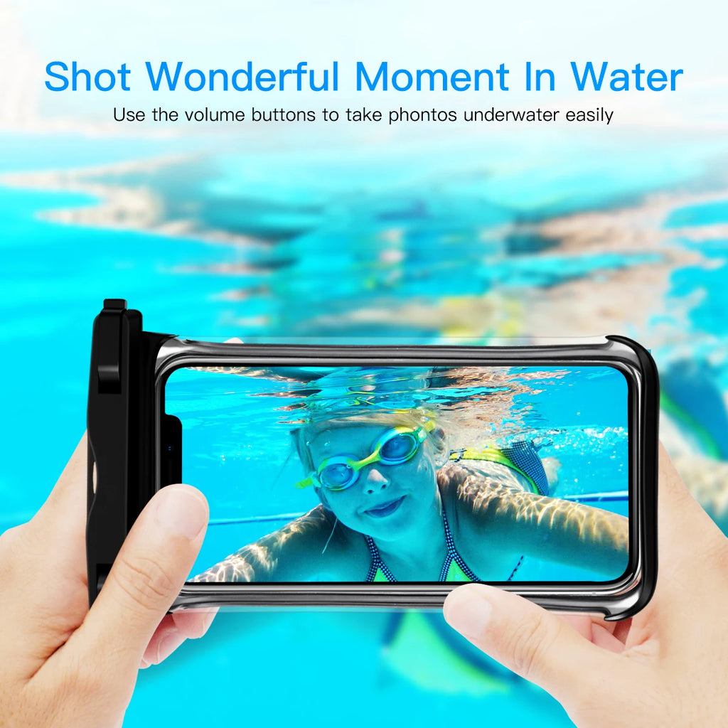 Universal Waterproof Phone Case Swimming Water Proof Bag Underwater Phone Protector Pouch Cover for Iphone 11 12 13 14 Pro Max X