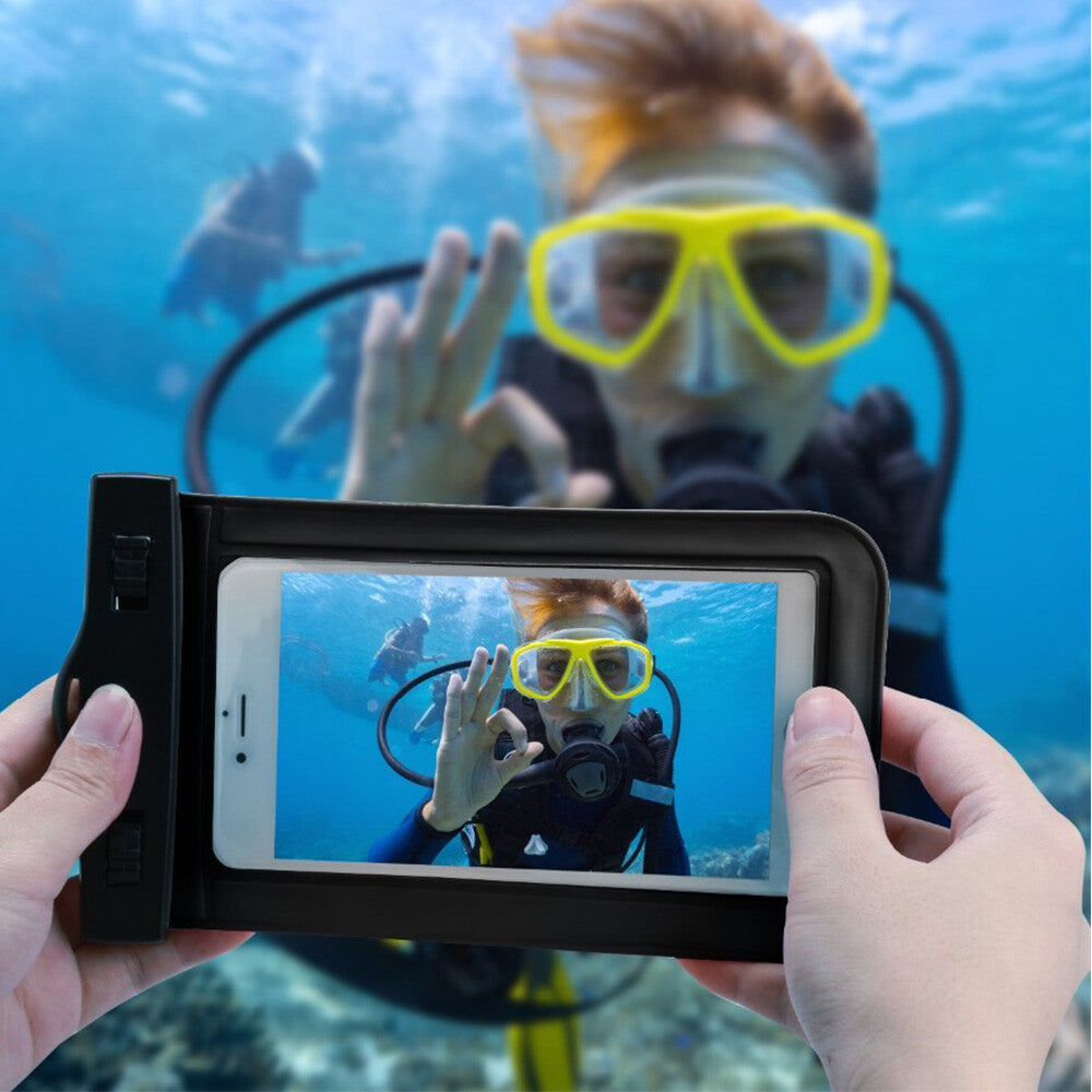 Waterproof Phone Bag Pouch Underwater Swimming Cell Phone Case Cover Dry Bag