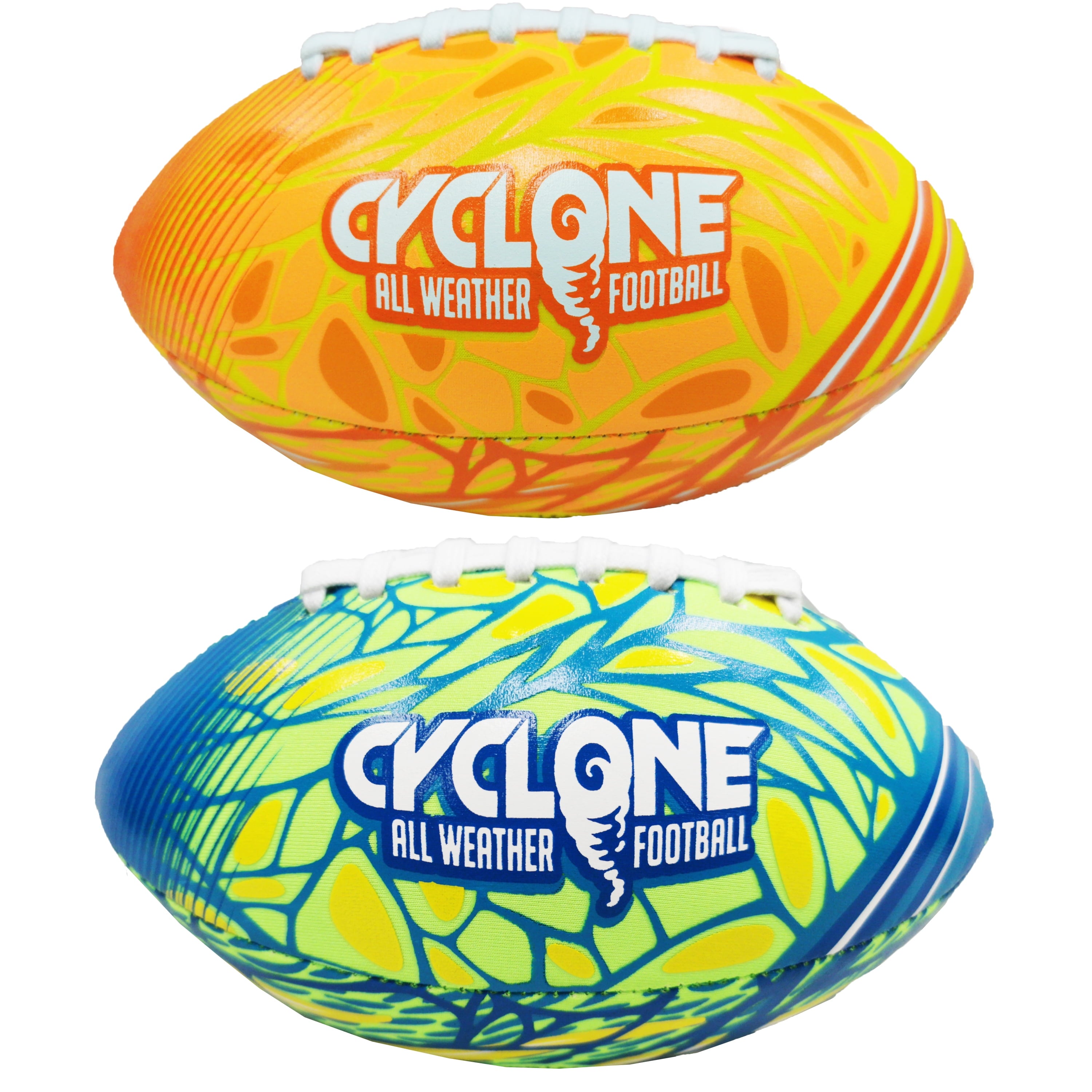 Waterproof Mini 6" Neoprene Football, Rubber Pool Toy, Assorted Colors, Unisex