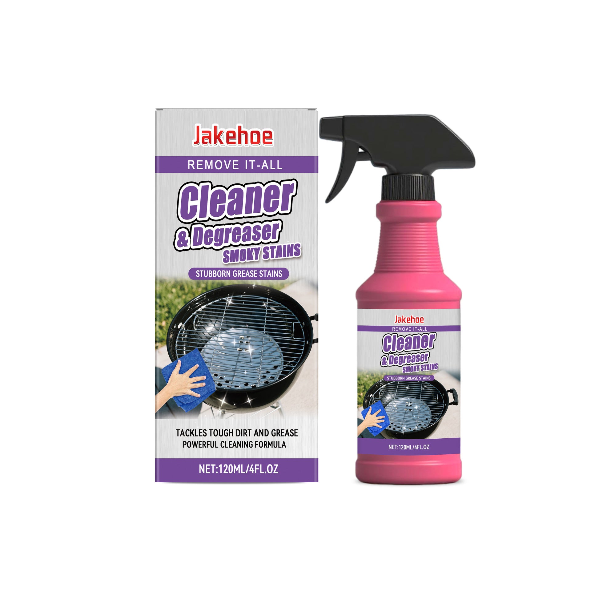 BBQ Grill Cleaner Liquid for Stains and Grease