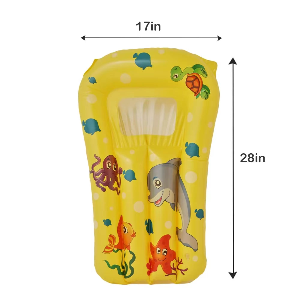 Inflatable Pool Floating Seat with Manual Air Pump - Water Hammock and Swimming Ring for Pool Leisure Activities