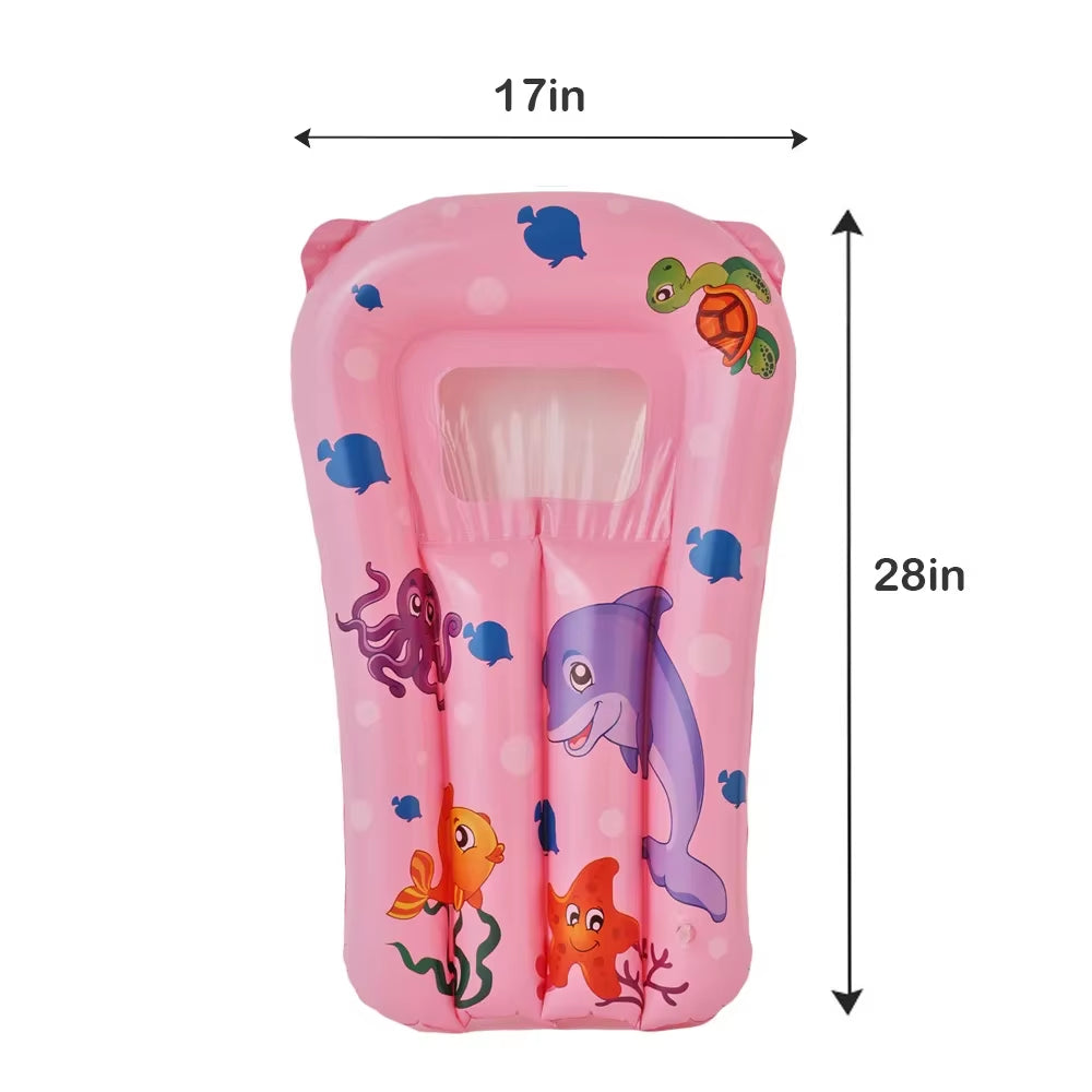 Inflatable Pool Floating Seat with Manual Air Pump - Water Hammock and Swimming Ring for Pool Leisure Activities