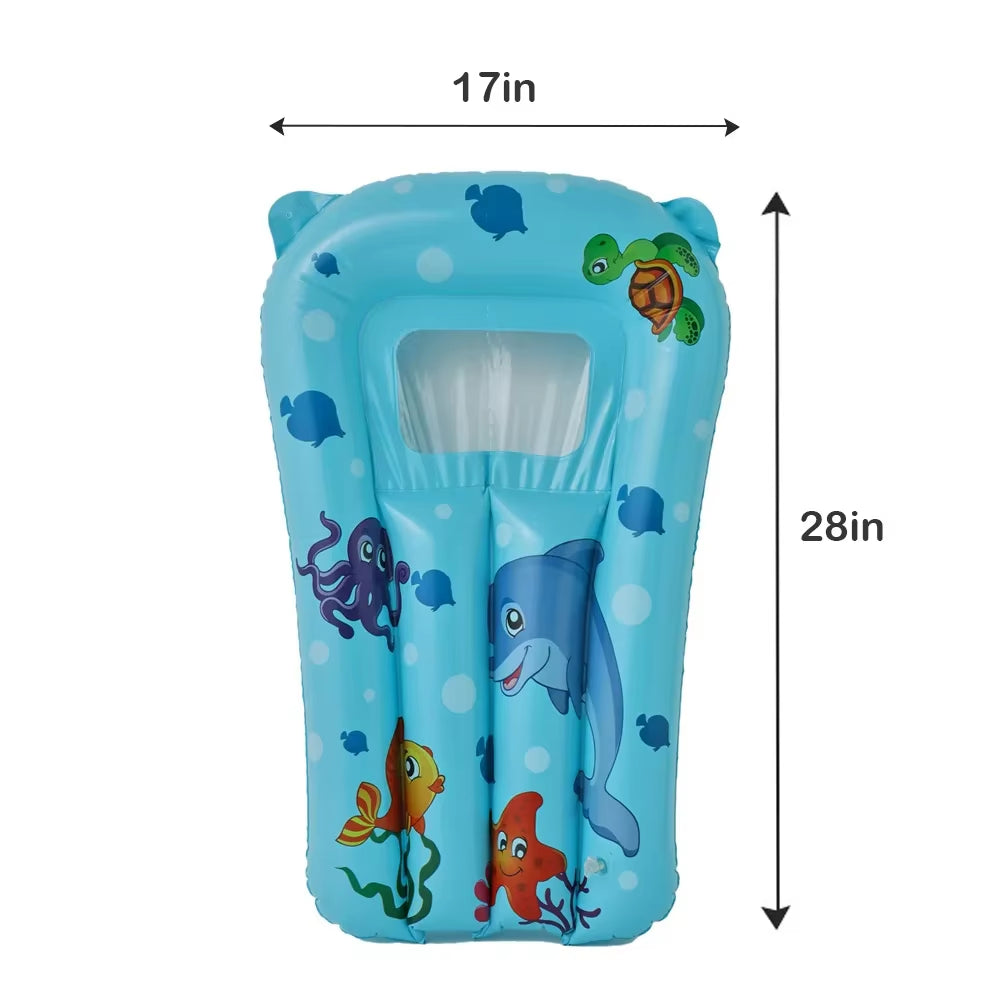 Inflatable Pool Floating Seat with Manual Air Pump - Water Hammock and Swimming Ring for Pool Leisure Activities