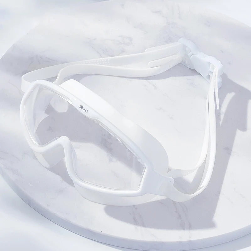 High-Definition Anti-Fog Adult Swimming Goggles Large Frame Waterproof Professional Training Swimming Equipment